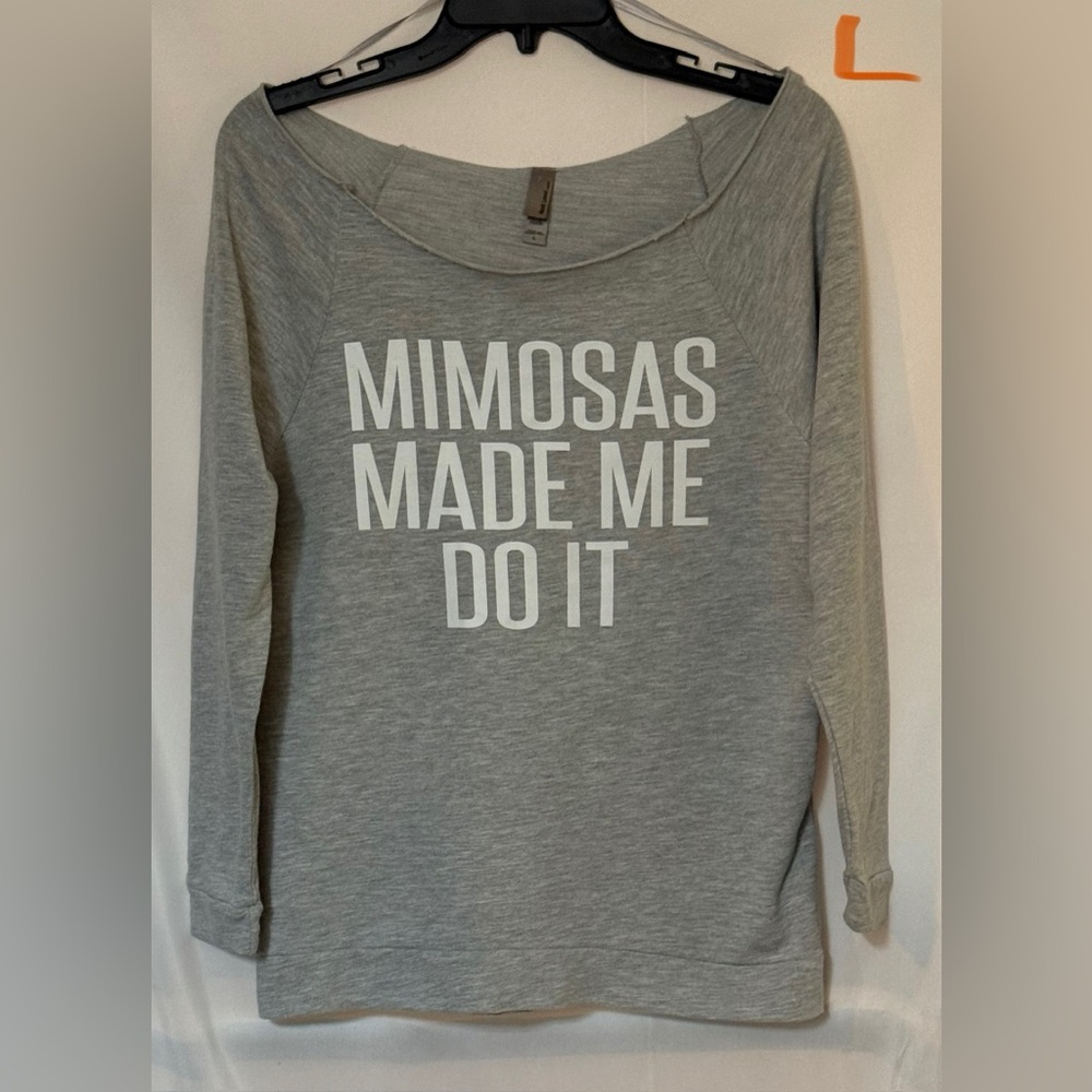 Next Level Apparel Gray Women's Top